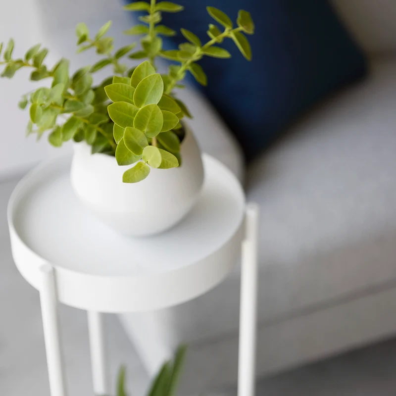2-Tiered Plant Stand with Casters