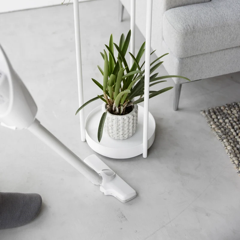 2-Tiered Plant Stand with Casters