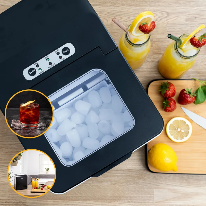 Eiswürfelbereiter 1,8L, mit Kompressor, 2 Würfelgrößen