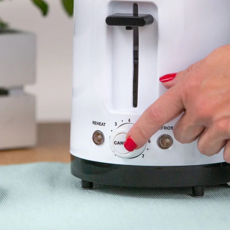 Toaster 2 Scheiben, mit Brötchenaufsatz, 7 Bräunungsstufen