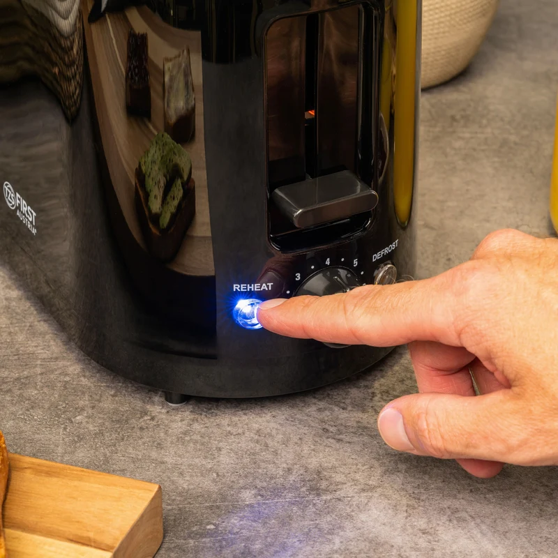 Toaster 2 Scheiben, mit Brötchenaufsatz, 7 Bräunungsstufen