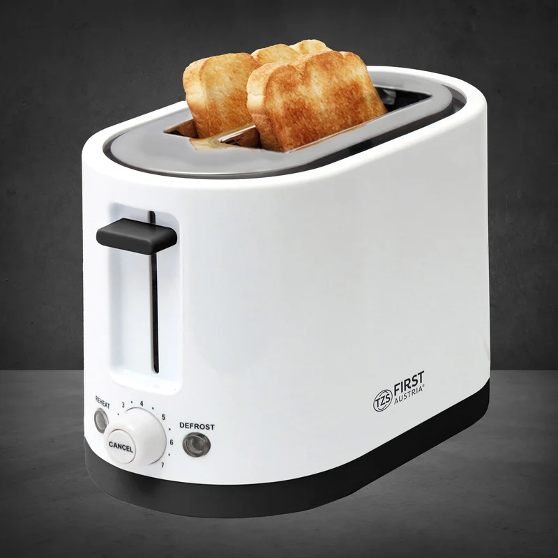 Toaster 2 Scheiben, mit Brötchenaufsatz, 7 Bräunungsstufen