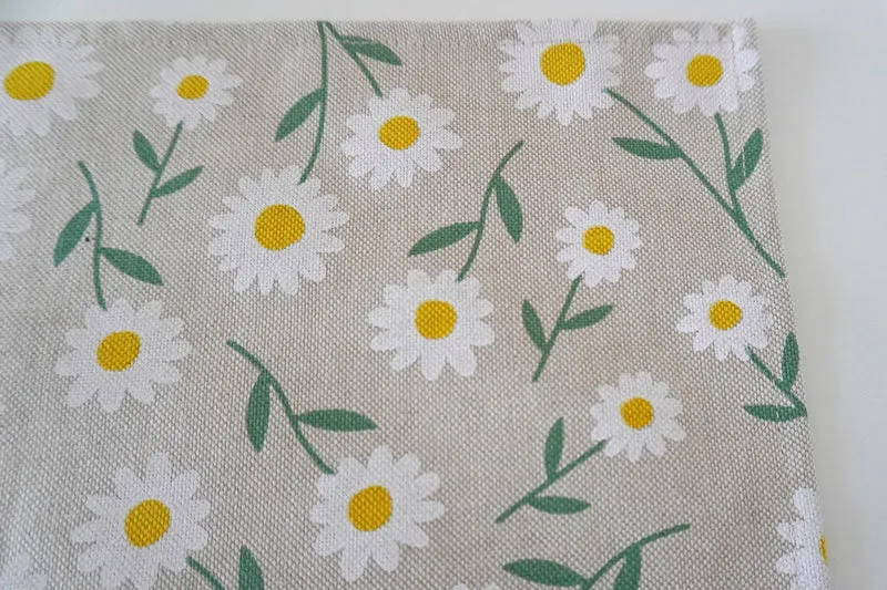 Blumen Tischdecke, Läufer - Gänseblümchen und Margeriten