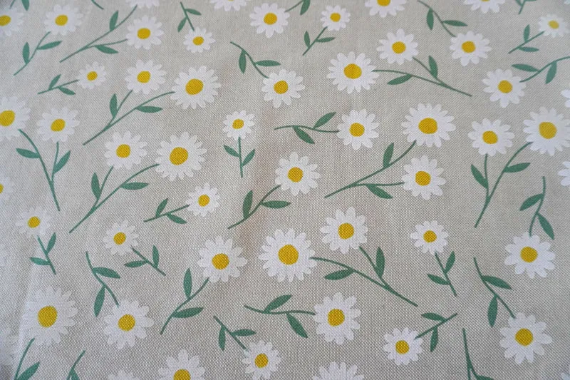 Blumen Tischdecke, Läufer - Gänseblümchen und Margeriten
