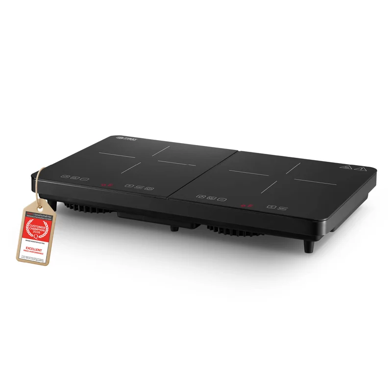 Doppel-Induktionskochplatte 3500 W, Touch-Bedienung, mit Timer