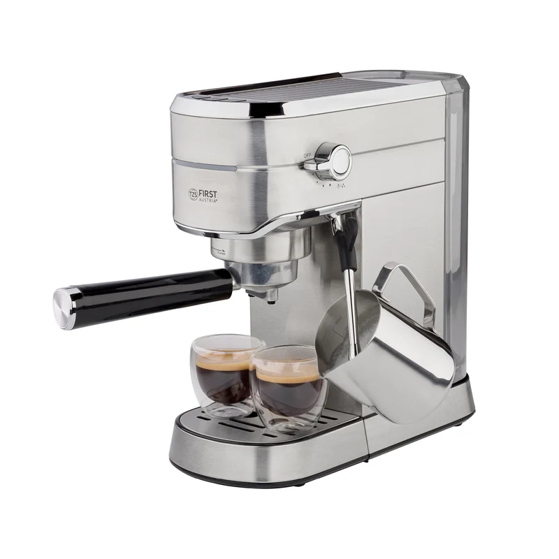Siebträgermaschine 1,5L, 15 bar, mit Milchschäumer