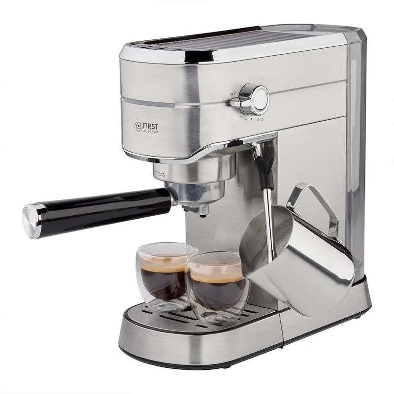 Siebträgermaschine 1,5L, 15 bar, mit Milchschäumer