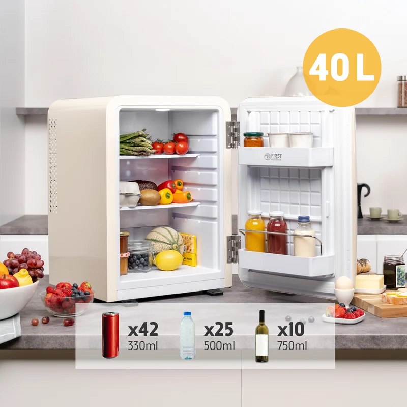 Retro Minikühlschrank 40L