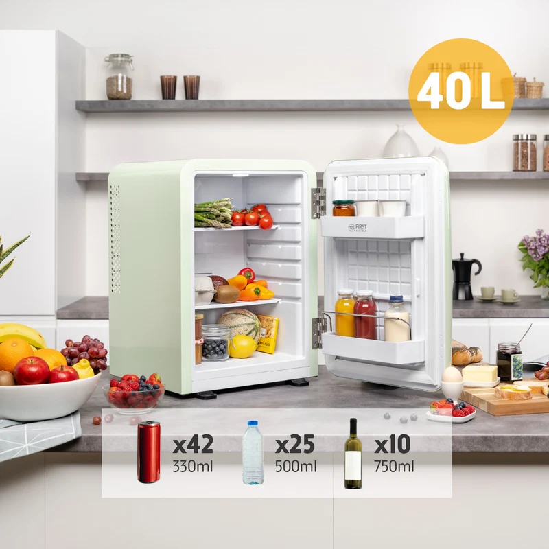 Retro Minikühlschrank 40L