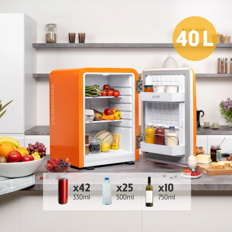 Retro Minikühlschrank 40L