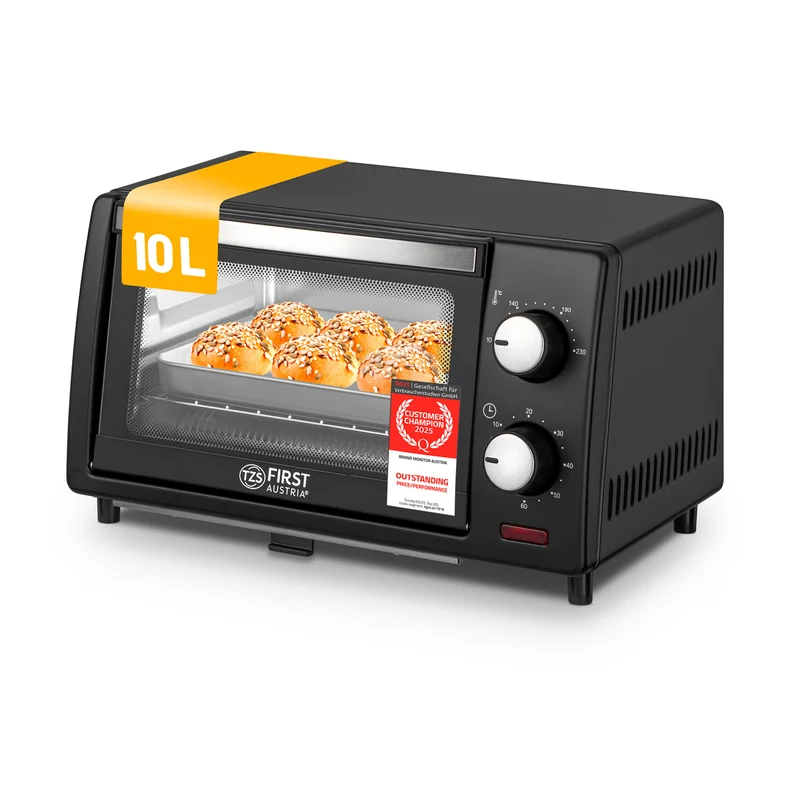 Mini-Backofen 10L, energieeffizient, kompakt