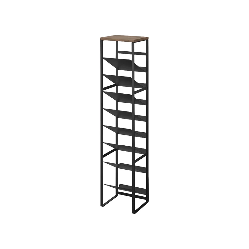 8-Tiered Wood-Top Bottle Rack