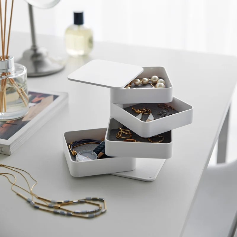 4-Tiered Accessory Box Square
