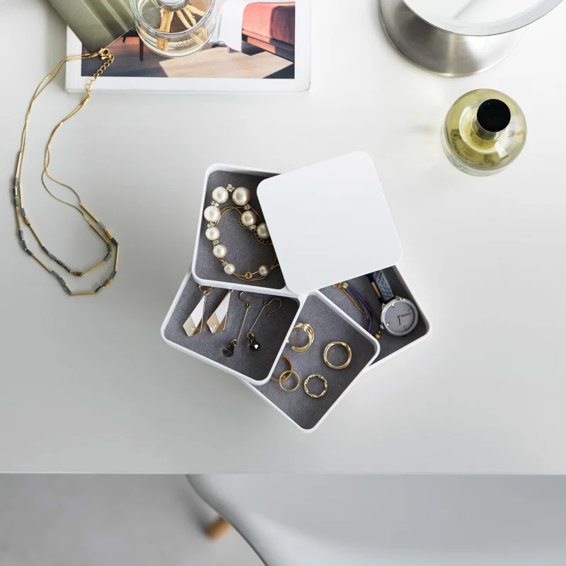 4-Tiered Accessory Box Square