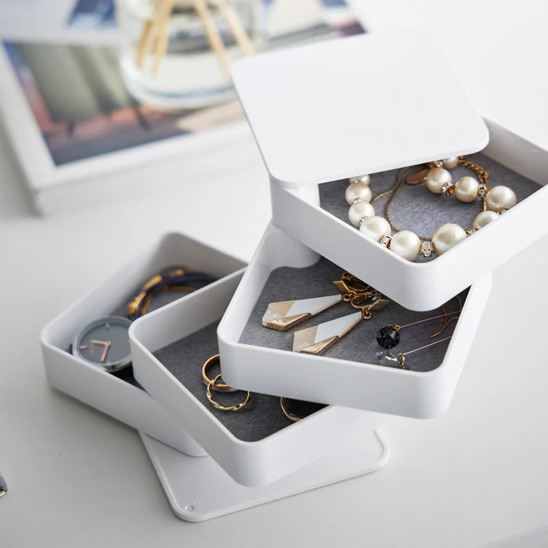 4-Tiered Accessory Box Square