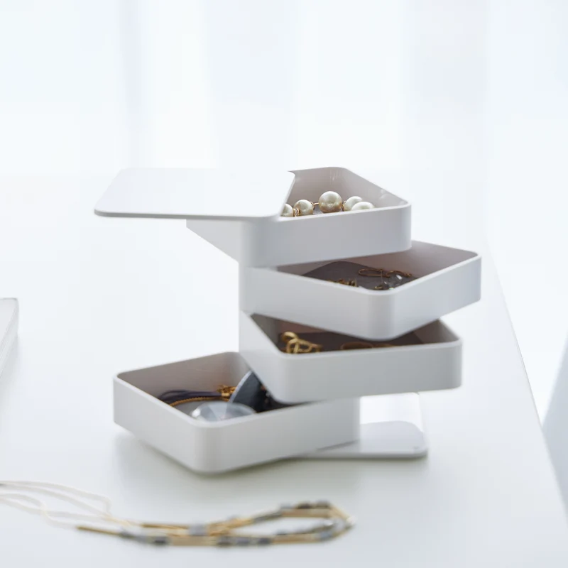 4-Tiered Accessory Box Square