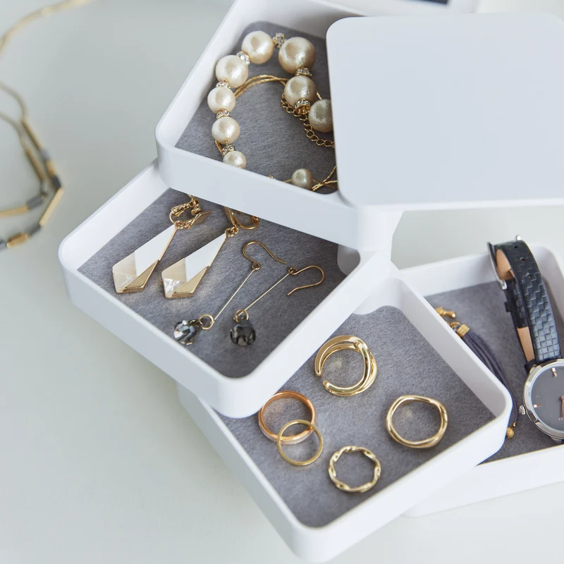 4-Tiered Accessory Box Square