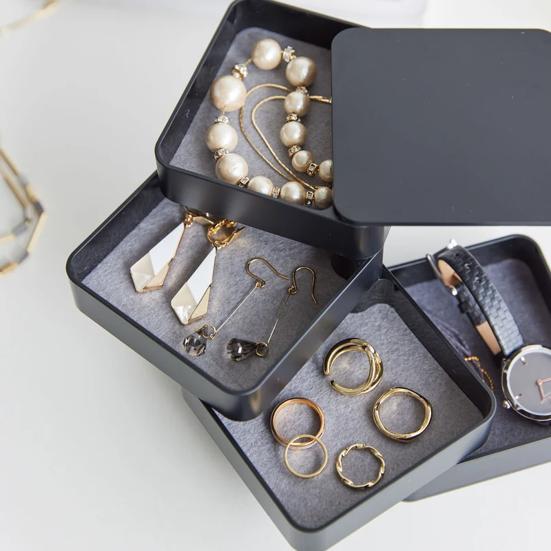 4-Tiered Accessory Box Square