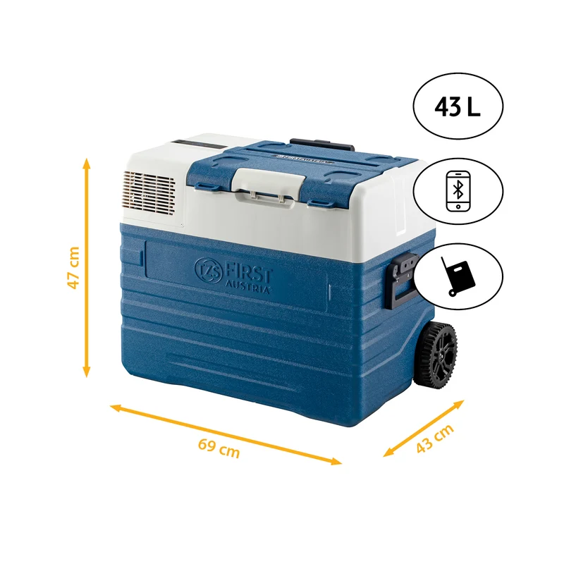 Kompressor-Kühlbox 43L, mit App-Steuerung, Trolley-Funktion