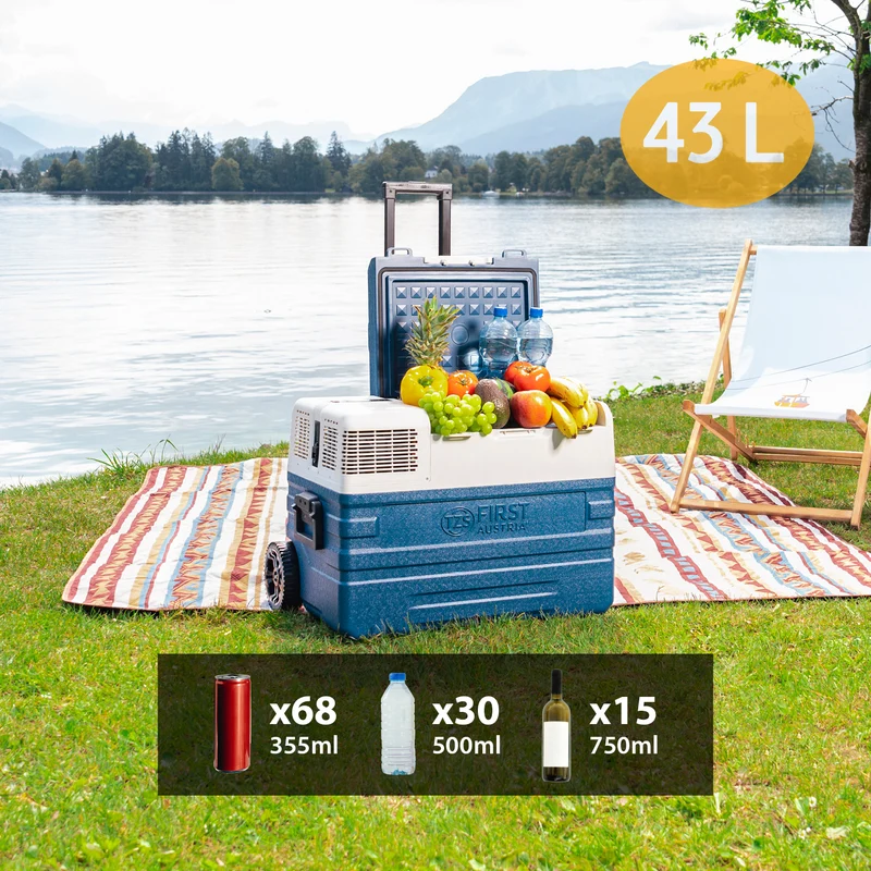 Kompressor-Kühlbox 43L, mit App-Steuerung, Trolley-Funktion