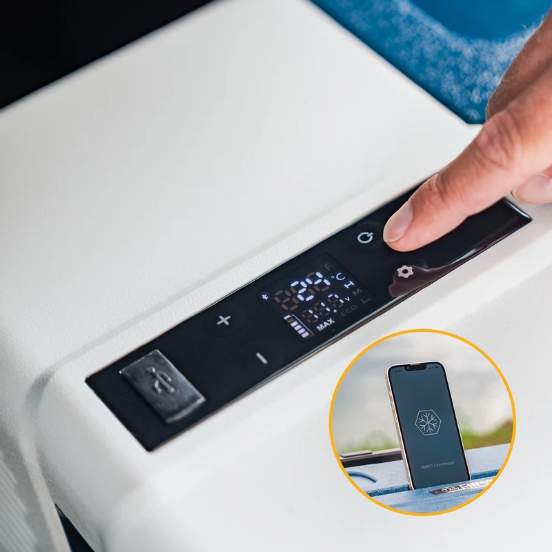 Kompressor-Kühlbox 43L, mit App-Steuerung, Trolley-Funktion