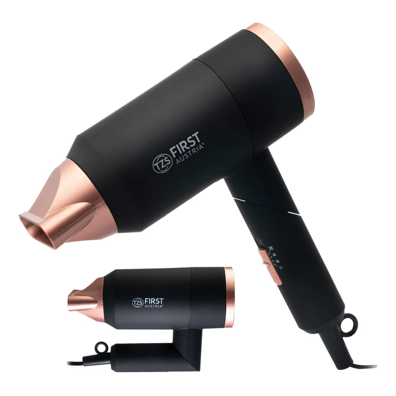 Reisehaartrockner 450 g, klappbarer Griff, Ionen-Technologie