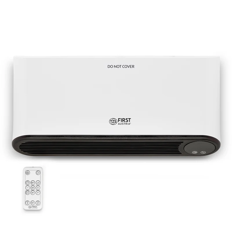 Wandheizlüfter 2000 W, PTC-Keramik, 12-Stunden-Timer