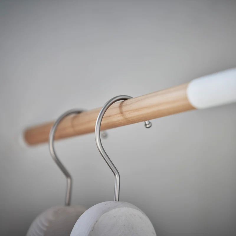 Leaning Corner Coat Rack