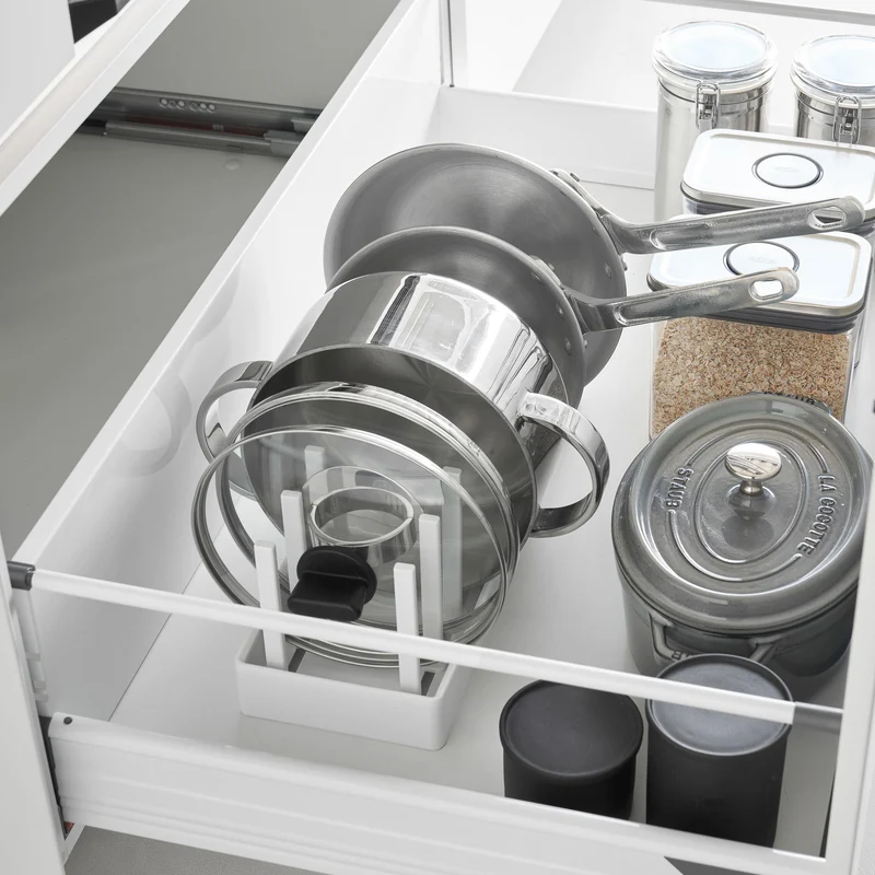 Adjustable Pot Lid & Pan Organizer