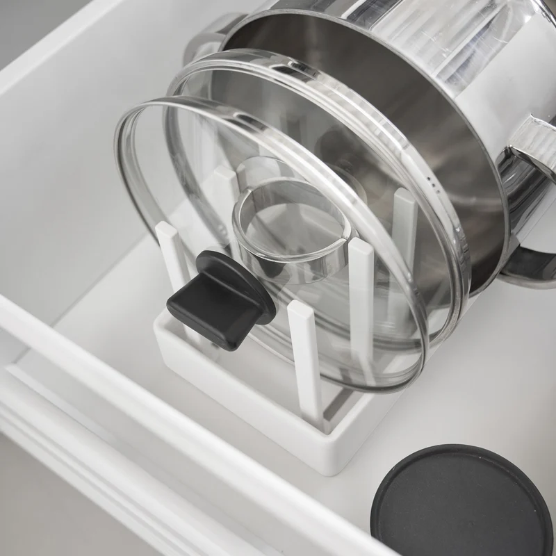 Adjustable Pot Lid & Pan Organizer