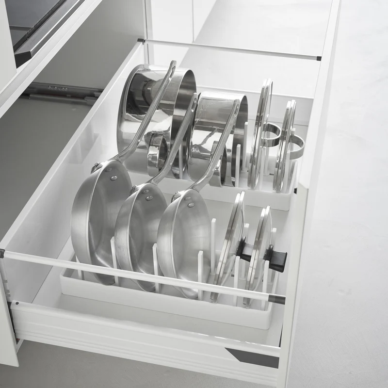 Adjustable Pot Lid & Pan Organizer