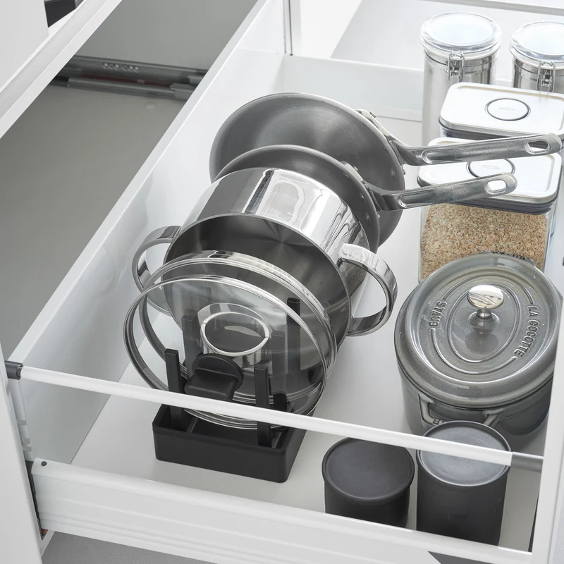 Adjustable Pot Lid & Pan Organizer