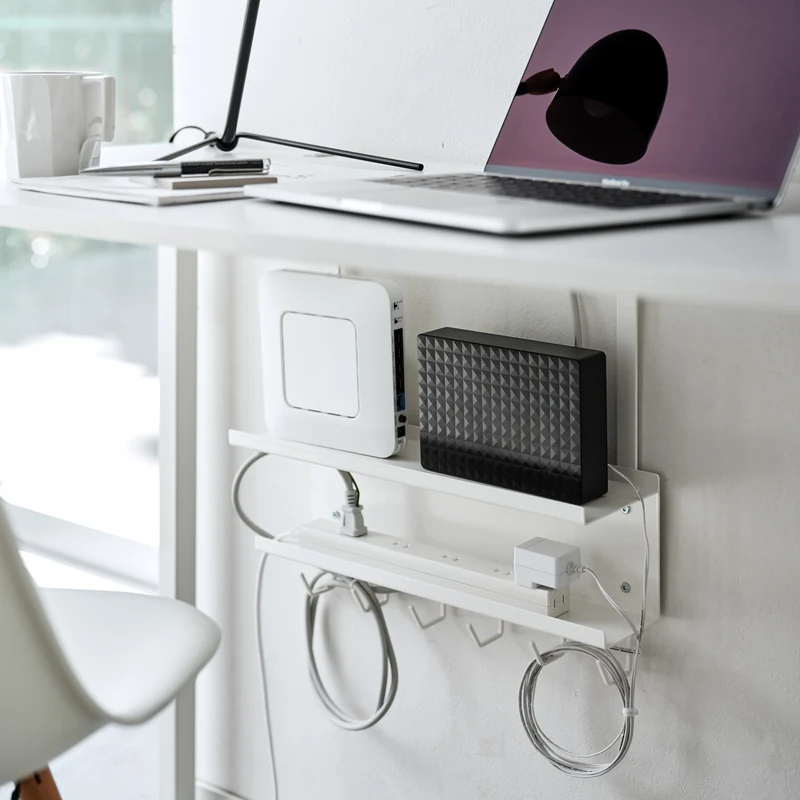 Under-Desk Cable & Router Organizer