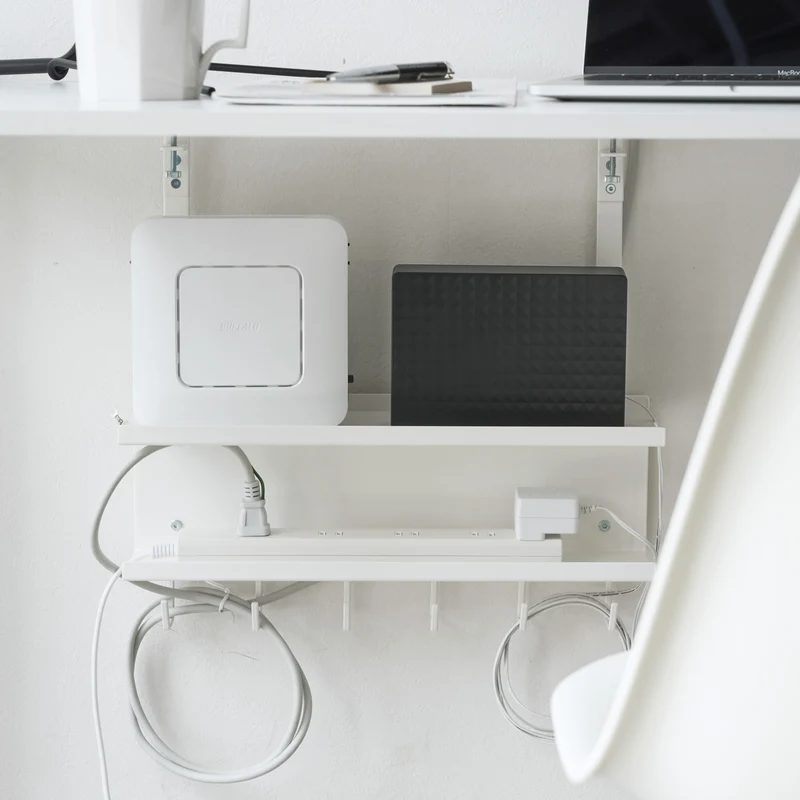 Under-Desk Cable & Router Organizer