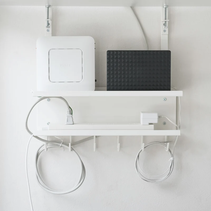Under-Desk Cable & Router Organizer