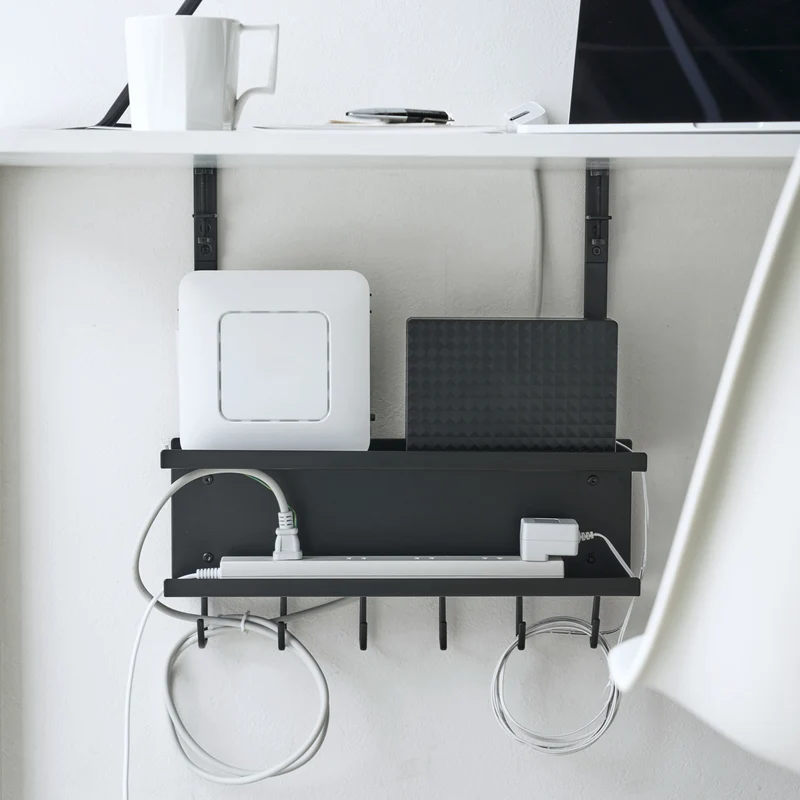 Under-Desk Cable & Router Organizer