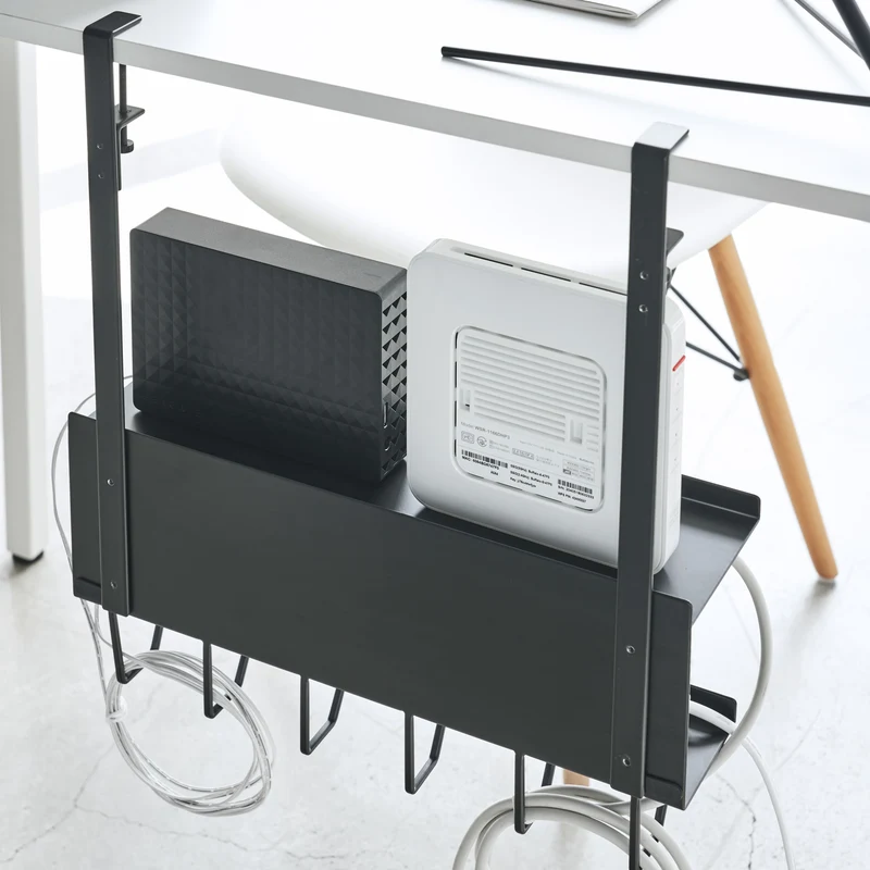 Under-Desk Cable & Router Organizer