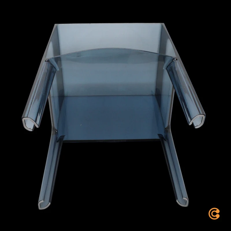B-Ware Kartell Beistelltisch Nachttisch Tisch Beistelltisch Small Buster puderblau