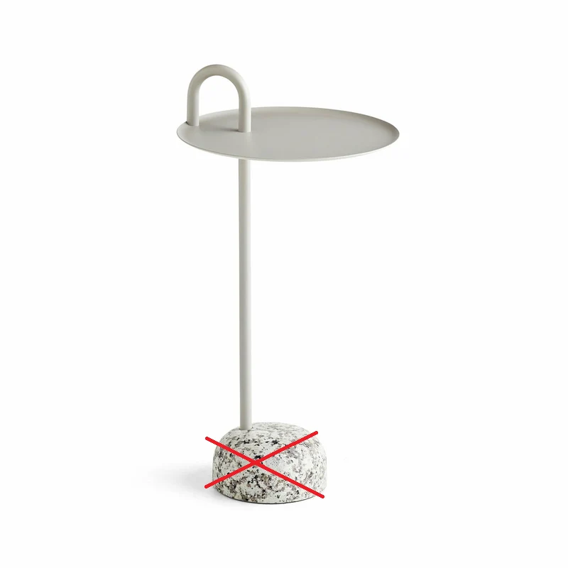 C-Ware Hay Bowler Beistelltisch Wohnzimmertisch Tisch Couchtisch beige SIEHE TEXT/FOTO