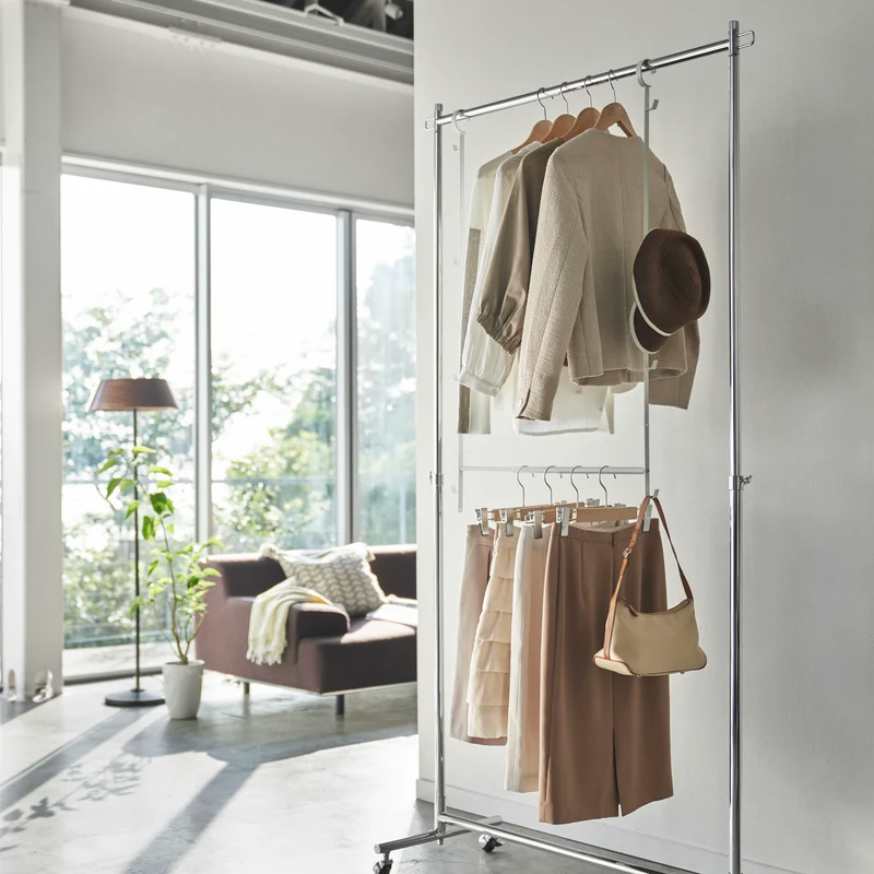 2-Tiered Extendable Closet Rack
