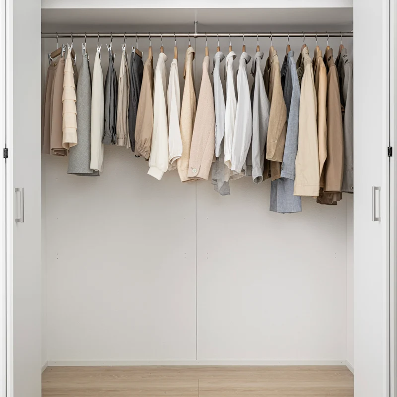 2-Tiered Extendable Closet Rack