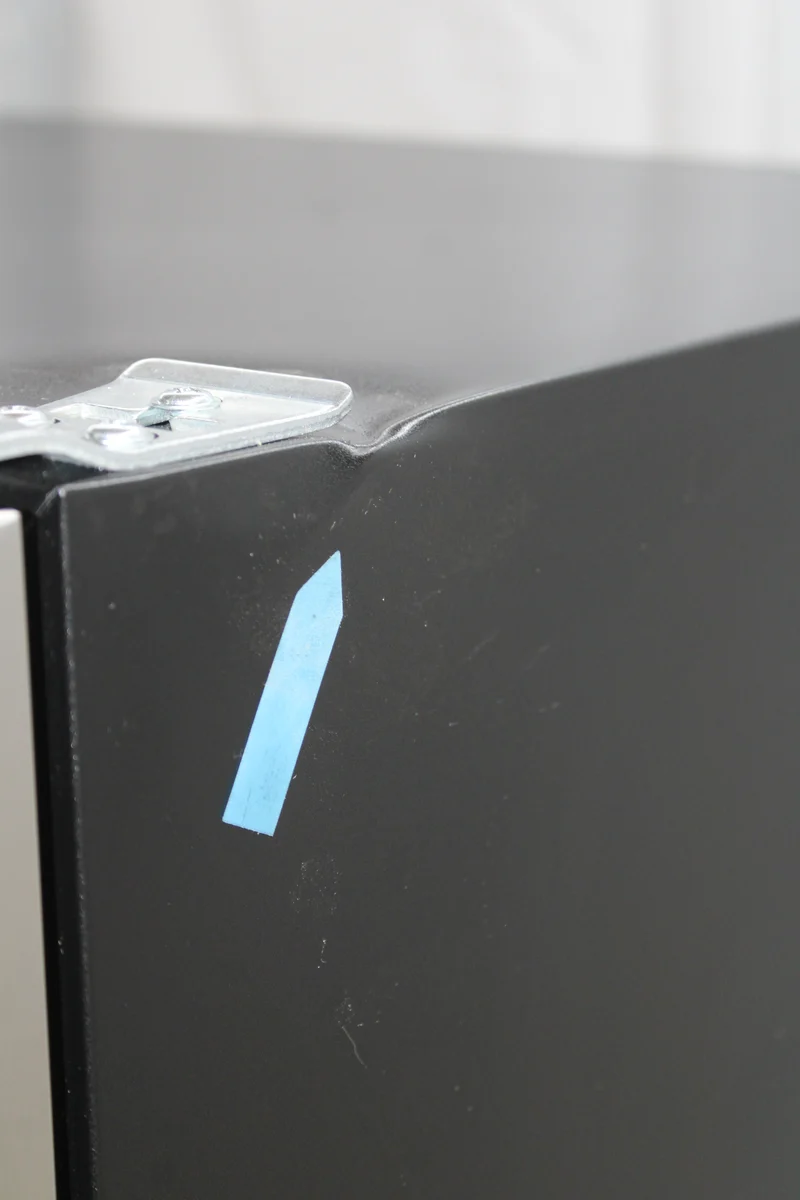 B-Ware Domo Bar-Kühlschrank Party-Kühler Glastür Schwarz DO91609BK 60L SIEHE TEXT/F378
