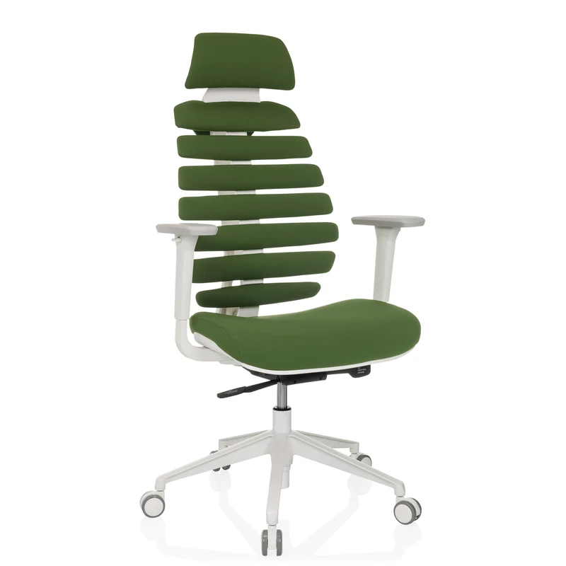 B-Ware hjh OFFICE Bürostuhl Drehstuhl Ergo Line W Mystic Forest Stoff Profi Stuhl