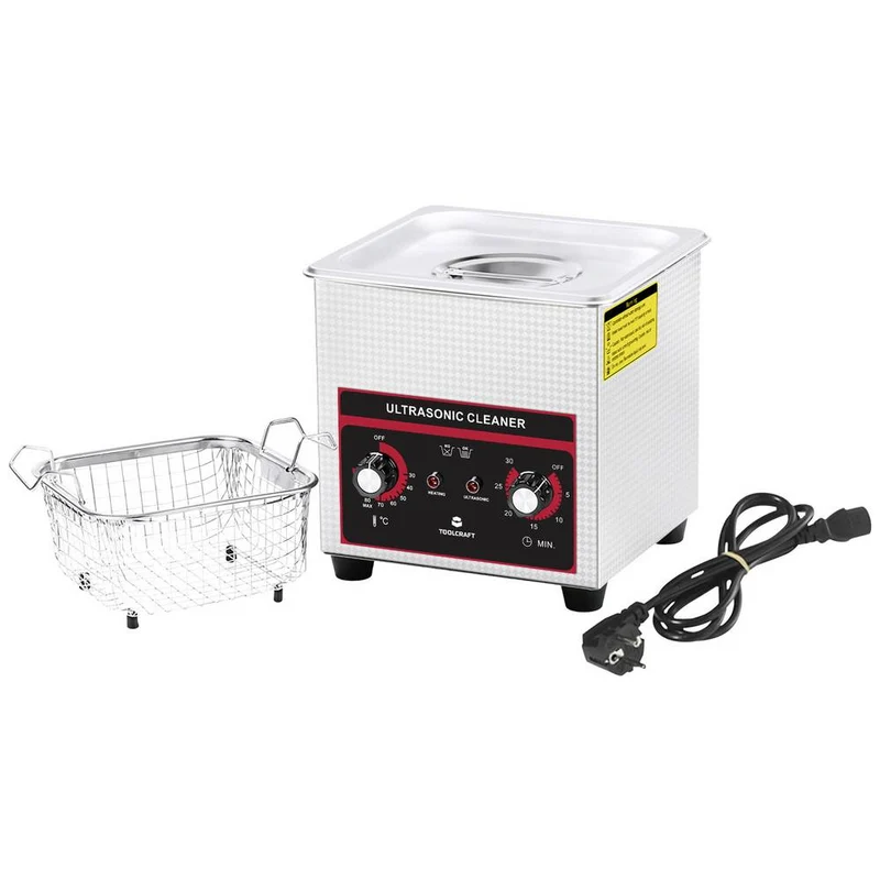 B-Ware Toolcraft Ultraschallreiniger USC-130 Reinigungsgerät Schmuck Werkstatt Heizung