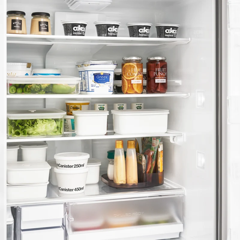 Slim Rotating Storage Tray with Compartments