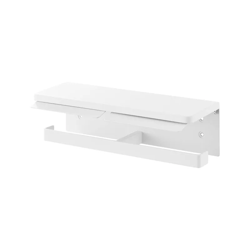 Wall-Mounted Double Toilet Paper Holder