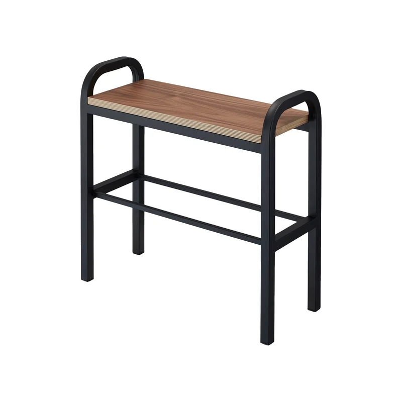 Wood-Top Shoe Rack
