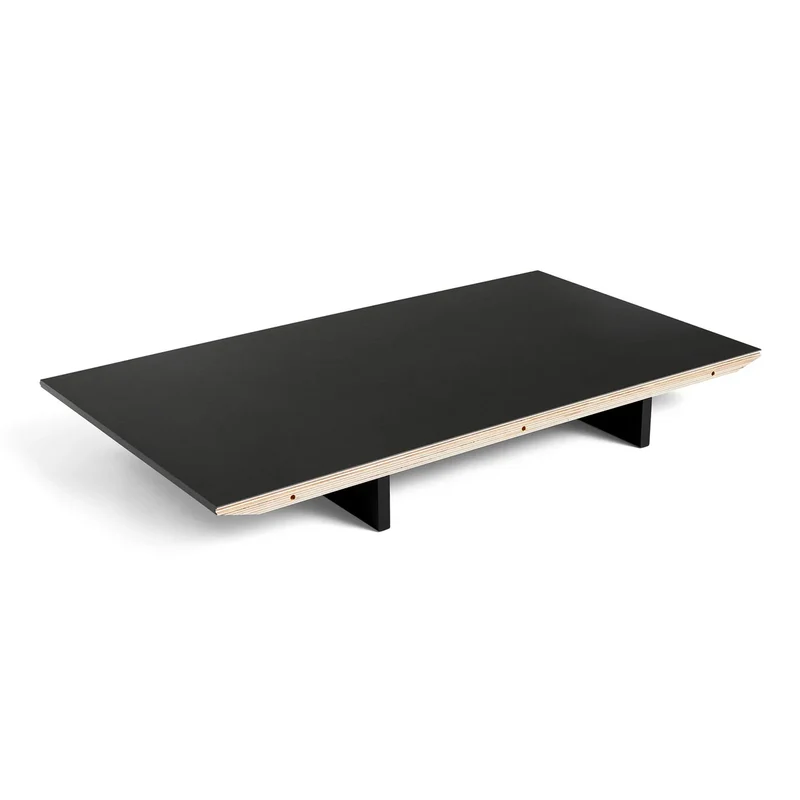 B-Ware HAY Einlegeplatte Erweiterungsplatte für CPH3 Tischplatte 50x80 cm schwarz Eiche