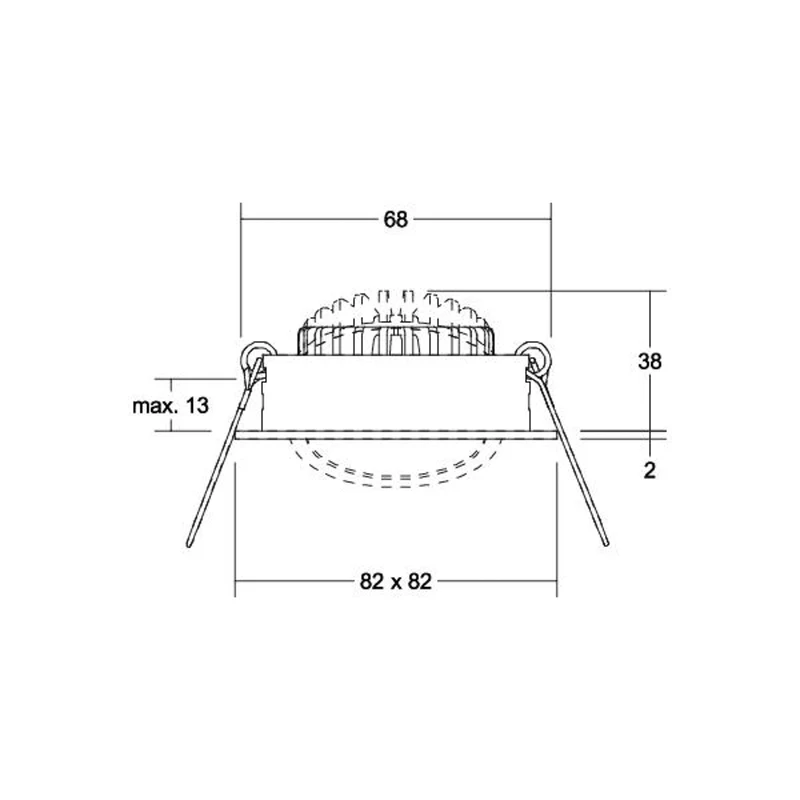 B-Ware BRUMBERG BB05 Einbauleuchte Downlight RC Anschlussbox weiß LED Beleuchtung