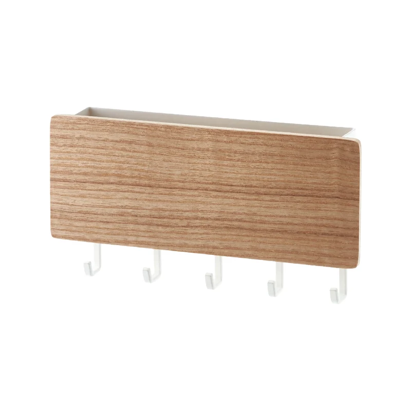 Magnetic Key Hooks with Tray